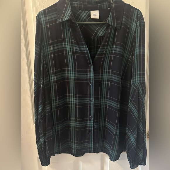 Cabi Big Sur plaid shirt - Picture 3 of 6